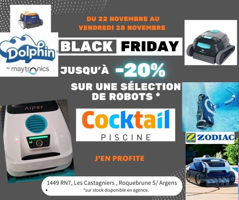 Jusqu'à -20% pour le BLACK FRIDAY
