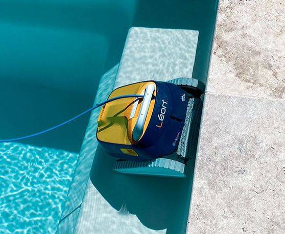 Dolphin Leon 3 netoyant la piscine a Puget-sur-Argans 