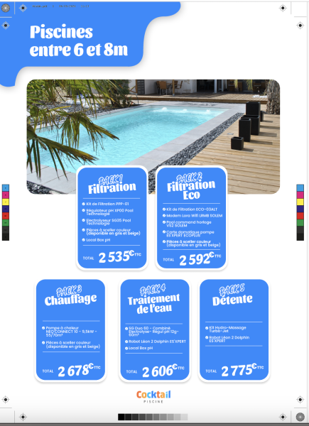 OFFRE PACKS PISCINES COQUES POLYESTER 6-8m