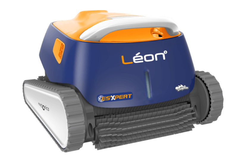 Robot piscine électrique Léon 3 S300 filaire autonome nettoyant fond paroi ligne d'eau maytronics en magasin à cocktail piscine plus à Roquebrune-sur-Argens dans le Var 83