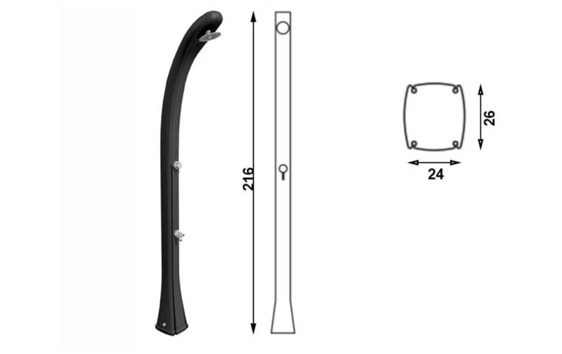 SO HAPPY, MA DOUCHE SOLAIRE DESIGN ET PRATIQUE !  A ROQUEBRUNE S/ARGENS