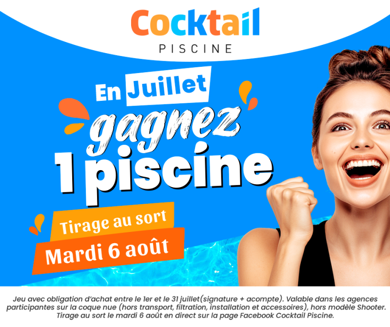 GAGNEZ VOTRE PISCINE EN JUILLET!